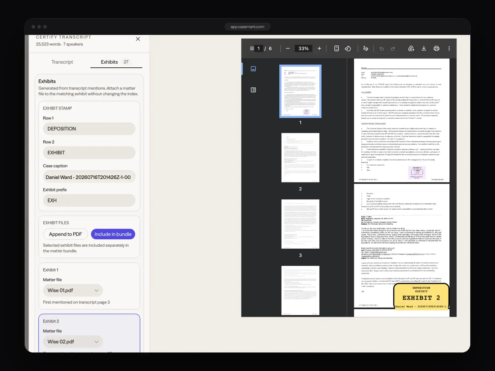Casemark app 2